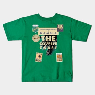 Cofveve Coast Fronds and Badges - Nambian Savannah Kids T-Shirt